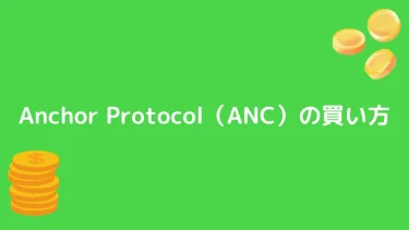 【仮想通貨】Anchor Protocol（ANC）の買い方【おすすめ保有形態も解説】